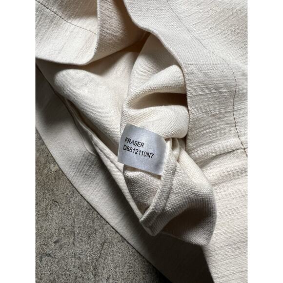 Diane‎ Von Furstenberg DvF Fraser linen blend dress Cream Size 6 $425 - Picture 4 of 5